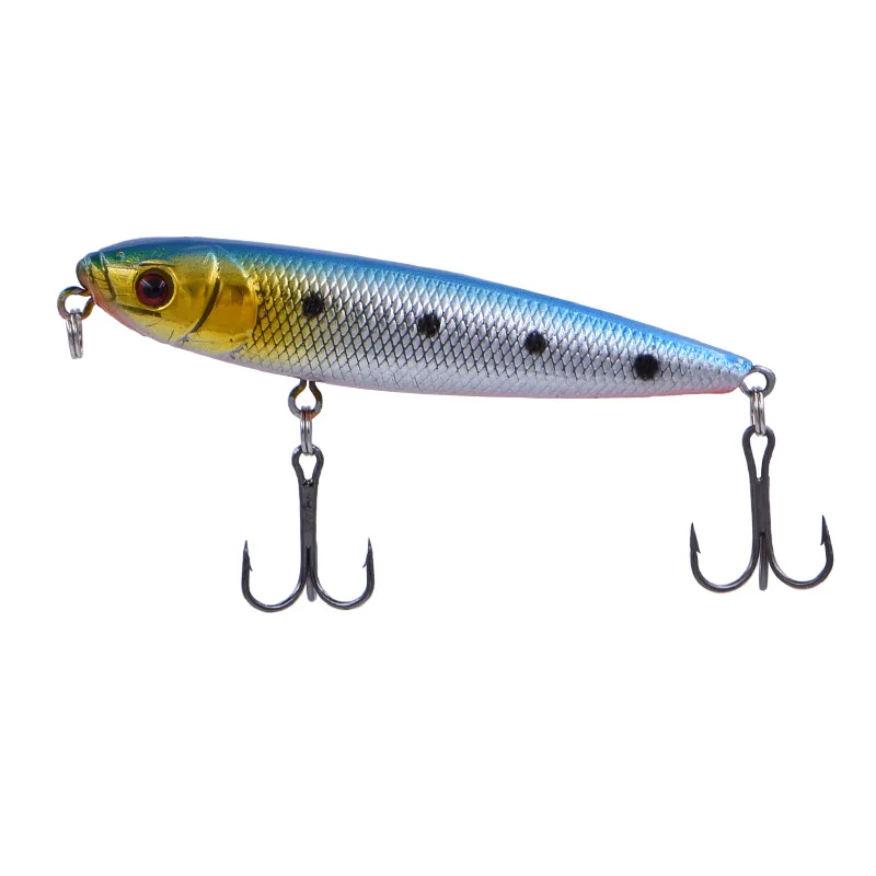 1Pcs Pencil Fishing Lure 8cm 9g Floating Wobbler Topwater Sub Surface Hard Bait Artificial Carp Lures | Спорт и развлечения