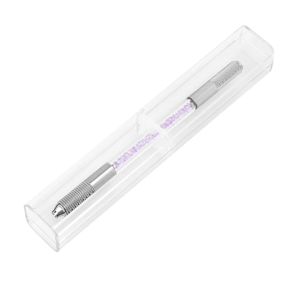 1 * одноразовая ручка с двойной головкой и кристаллами для татуировок акриловой