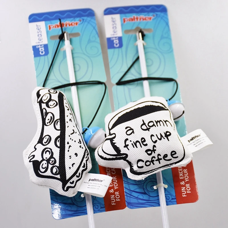 Аксессуары для кошек меняющие голову колокольчики игральные палочки три