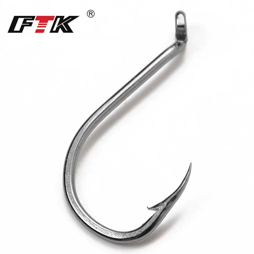FTK 92553NL Восьмиугольные крючки 3/0#-1/0# и 1#-5# из Норвегии для ловли карпа Anzol рыболовные снасти