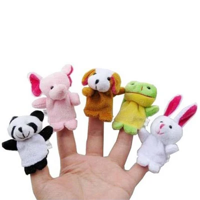 Дропшиппинг бесплатная доставка супер милые 10 шт./лот пальчиковые куклы детские