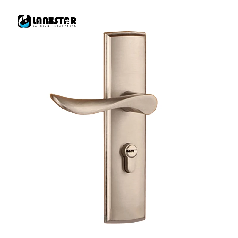 

Simple Design Alloy Interior Room Mechanical Lock Handles Indoor Split Handle Locks