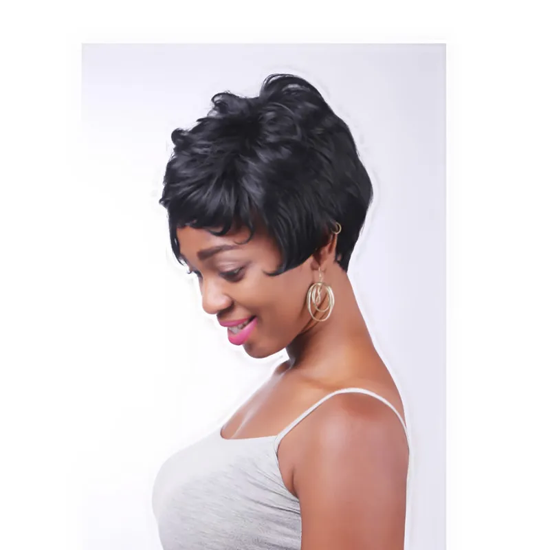New Fashion Trend Short Wig For Black Women Natural Wigs Heat Resistant Synthetic Hot Sale |