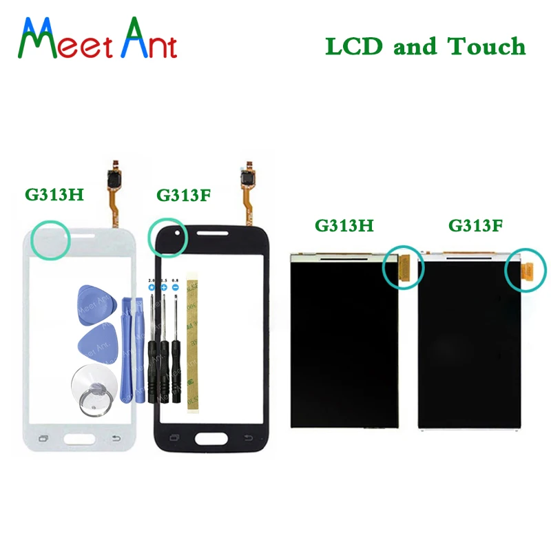 Высокое качество 4," для samsung Galaxy Duos Ace NXT G313 G313H или G313F ЖК Дисплей с Сенсорный экран планшета Сенсор