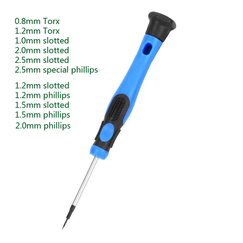 0,8 1,0 1,2 1,5 2,0 2,5 мм щелевой Phillips Torx отвертка специальные крестообразная Отвертка Магнитный наконечник отвертка, ремонт инструмента