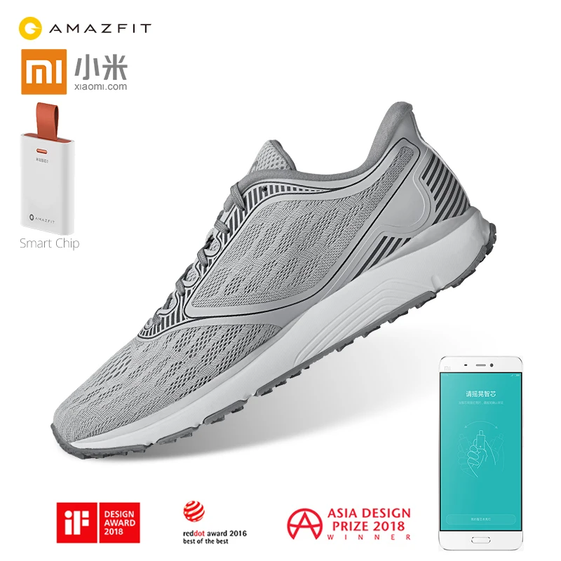 Умный светильник Xiaomi Amazfit Antelope для мужчин и женщин, уличные спортивные кроссовки, резиновая поддержка, умный чип(не входит в комплект