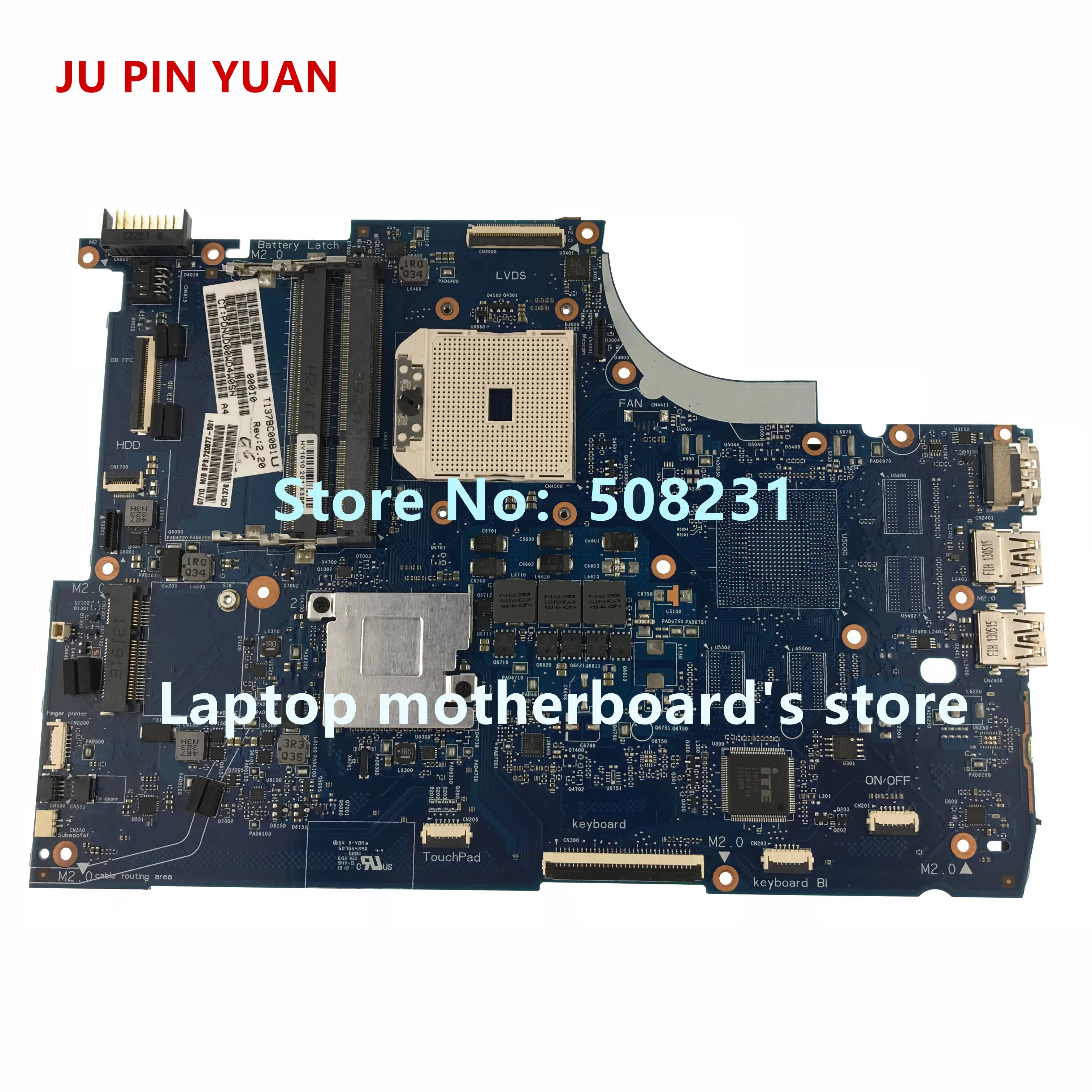 720577-501 720577-601 720577-001 материнская плата для ноутбука HP ENVY 15-J 15Z-J A76M полностью