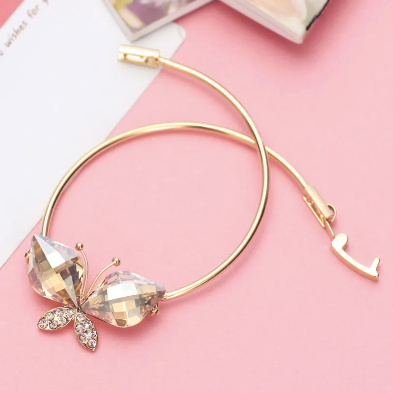 Neoglory Австрия Кристалл & Стразы браслет платье с милой бабочкой разработанные