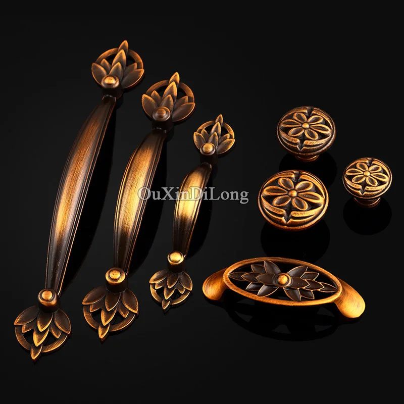 10 шт. мебельные ручки из цинкового сплава в европейском стиле|door handles and knobs|handles