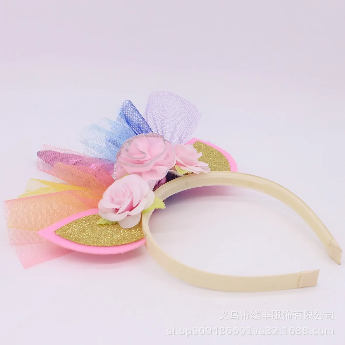 Новый Хэллоуин Единорог обруч для волос детей голова Пряжка Принцесса