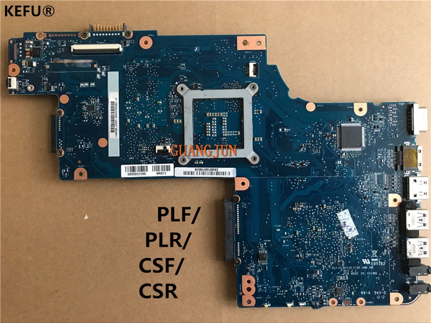 KEFU Бесплатная доставка PLF PLR CSF CSR DCS материнская плата для ноутбука C850 C855 L850 Toshiba
