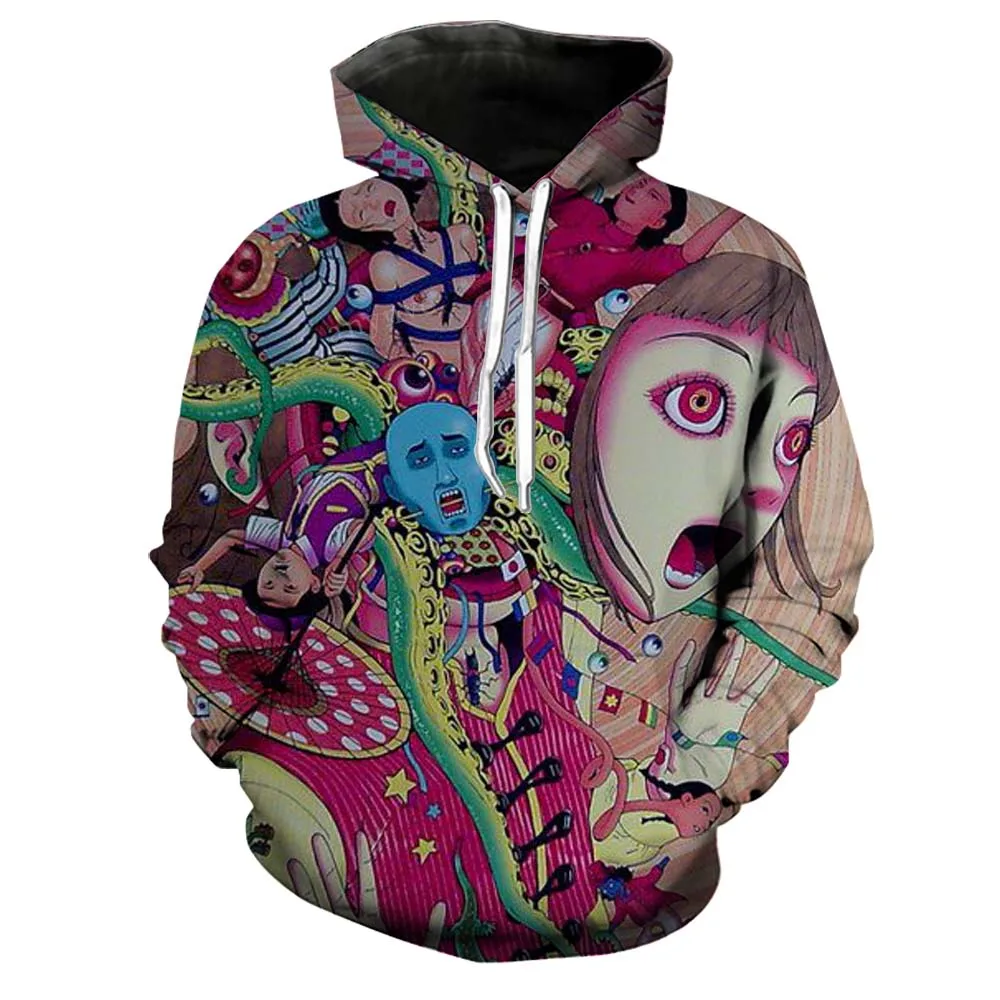 Hot Sale Sweatshirts Mens Brand Hoodies Men Joker Printing Hip Hop Hoodie Male Casual Tracksuits Size S-5XL Wholesale and Retail | Мужская