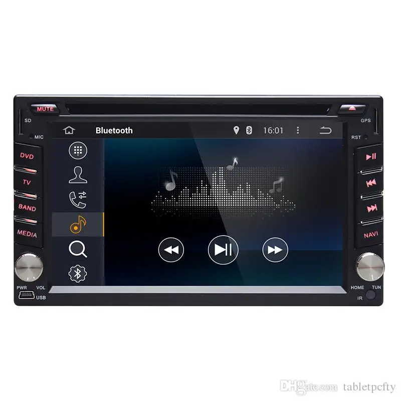 Универсальный 6," Автомобильный dvd-плеер на основе Android с AM/FM/BT GPS wifi с диагностическим разъемом и цифровым видеорегистратором/автомобильный ПК/Мультимедийная Главная панель аудио Радио стерео