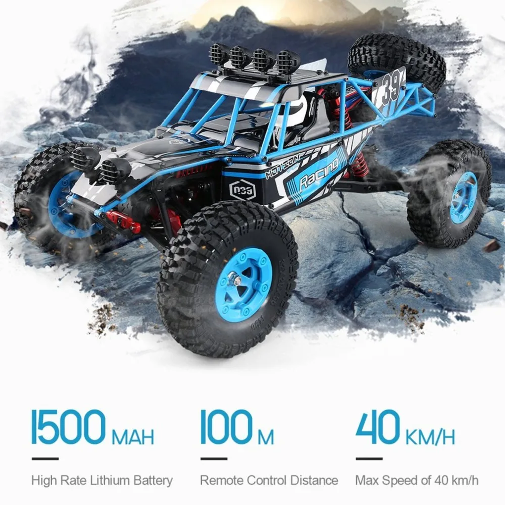 JJRC Q39 RC автомобиль HIGHLANDER 1:12 4WD RC пустынный грузовик RTR 35 км/ч быстрая скорость с высоким крутящим моментом Servo 7,4 В 1500 мАч LiPo внедорожные машинки игрушка