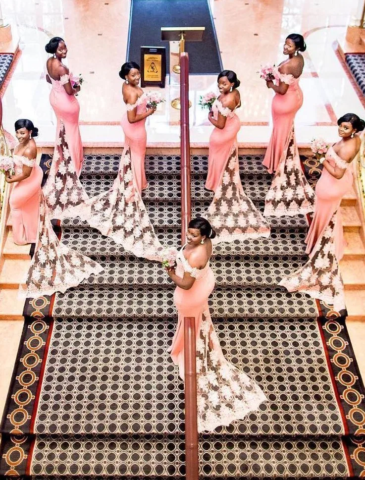 

Bridesmaid Dresses Wedding Party For Women 2022 Elegant Mermaid Long Night Woman's Evening Formal Gowns