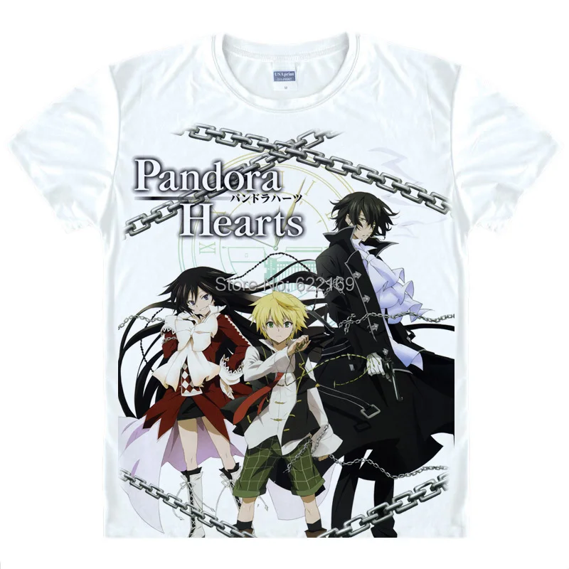 Фото Футболка для косплея Pandora Hearts Oz, Мужская футболка известного японского аниме, уникальный подарок №1