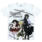 Футболка для косплея Pandora Hearts Oz, Мужская футболка известного японского аниме, уникальный подарок