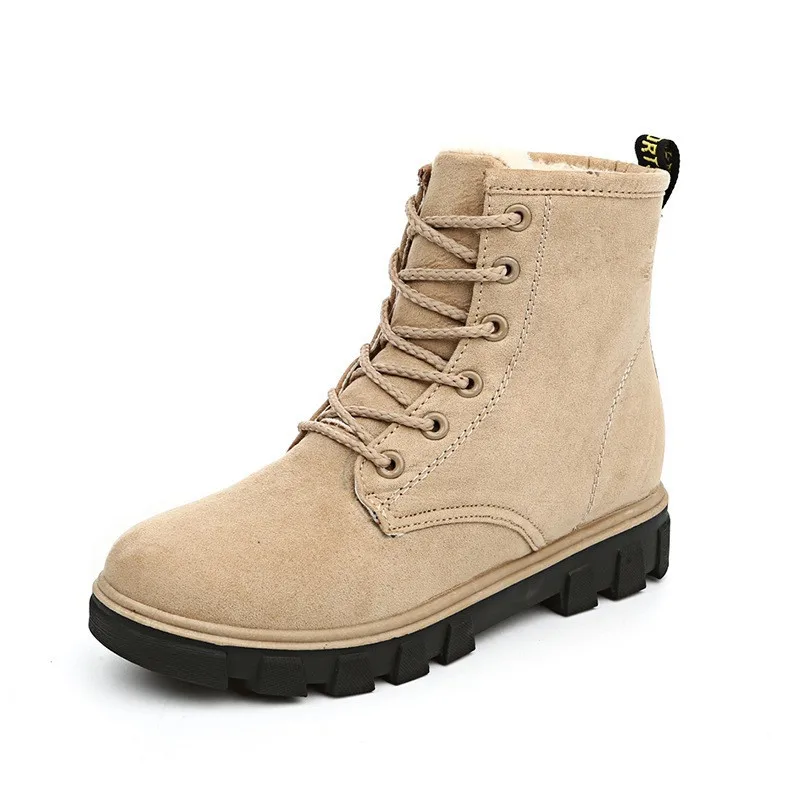 2018 женские ботильоны осень-зима новые модные зимние ботинки для девочек Женская