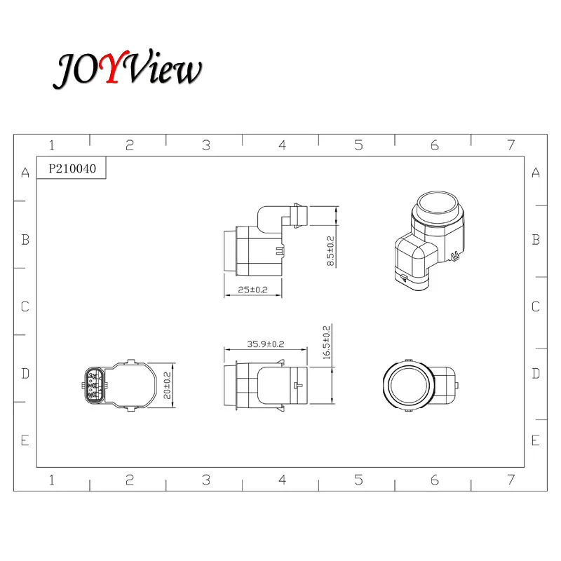 LR038533 PDC/датчик парковки для LAND ROVER SPORT/EVOQUE VOGUE L322 L405 & FREELANDER/DISCOVERY 4 шт. в
