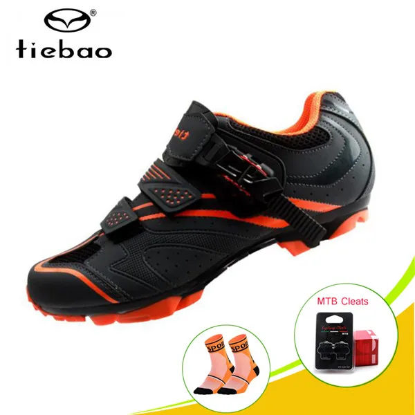 Cleats for 1413 O TIEBAO велосипедная обувь, горный велосипед, zapatos ciclismo hombre, дышащая, самоблокирующаяся,, мужская, женская, mtb, SPD, педали, обувь для верховой езды - Цвет: Cleats for 1413 O