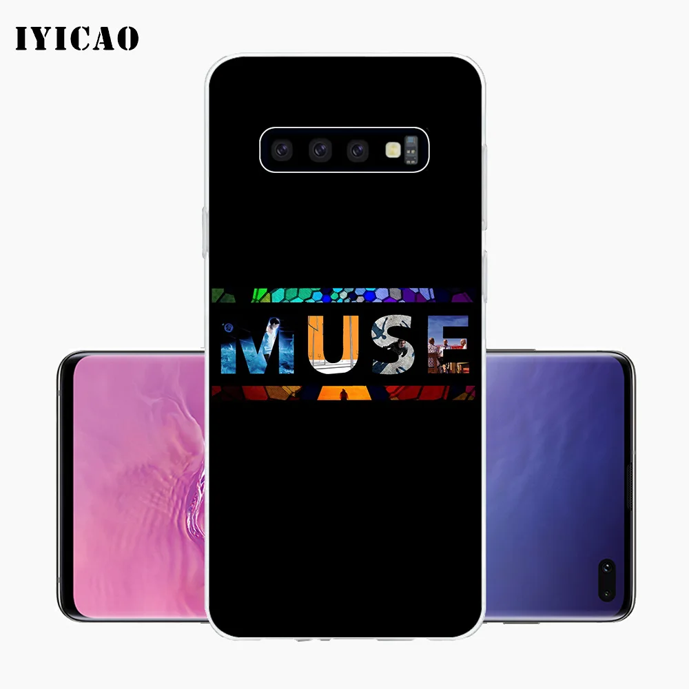 IYICAO Muse Band Мягкий силиконовый чехол для телефона Samsung Galaxy S10e S10 S9 S8 Plus S7 Edge TPU |