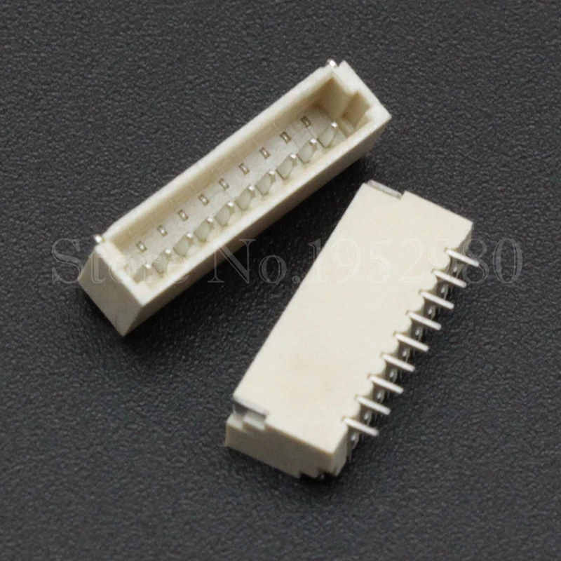 Коннектор SH1.0 100 шт. Шаг 1 0 мм SMD горизонтального типа 2/3/4/5/6/7/8/9/10/11/12P Штекерный
