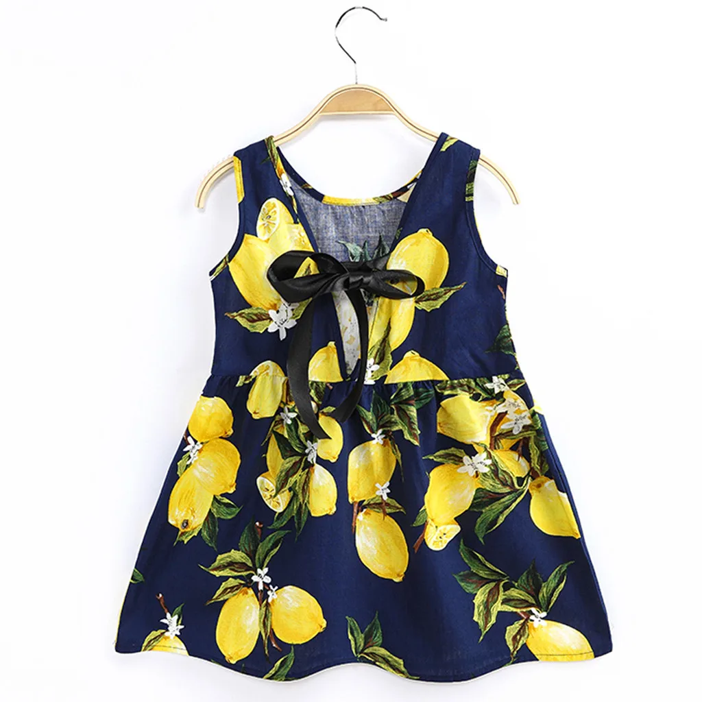 2019 новых детей ясельного возраста детская одежда для девочек без рукавов принт с