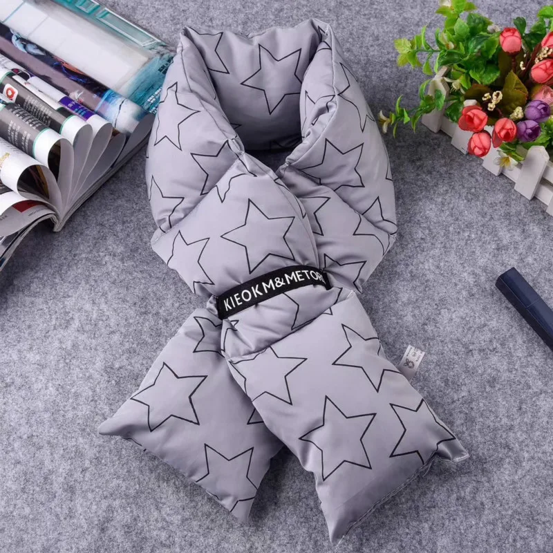 Креативный новый зимний теплый и толстый шарф с принтом звезды для отдыха милые