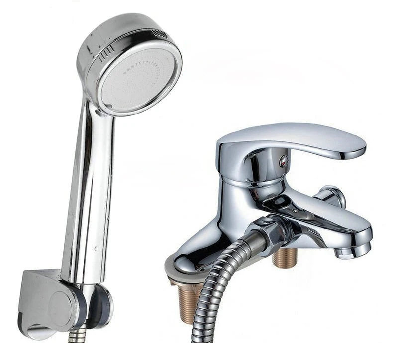 Смеситель для ванной комнаты с одной ручкой и полированным хромом смеситель