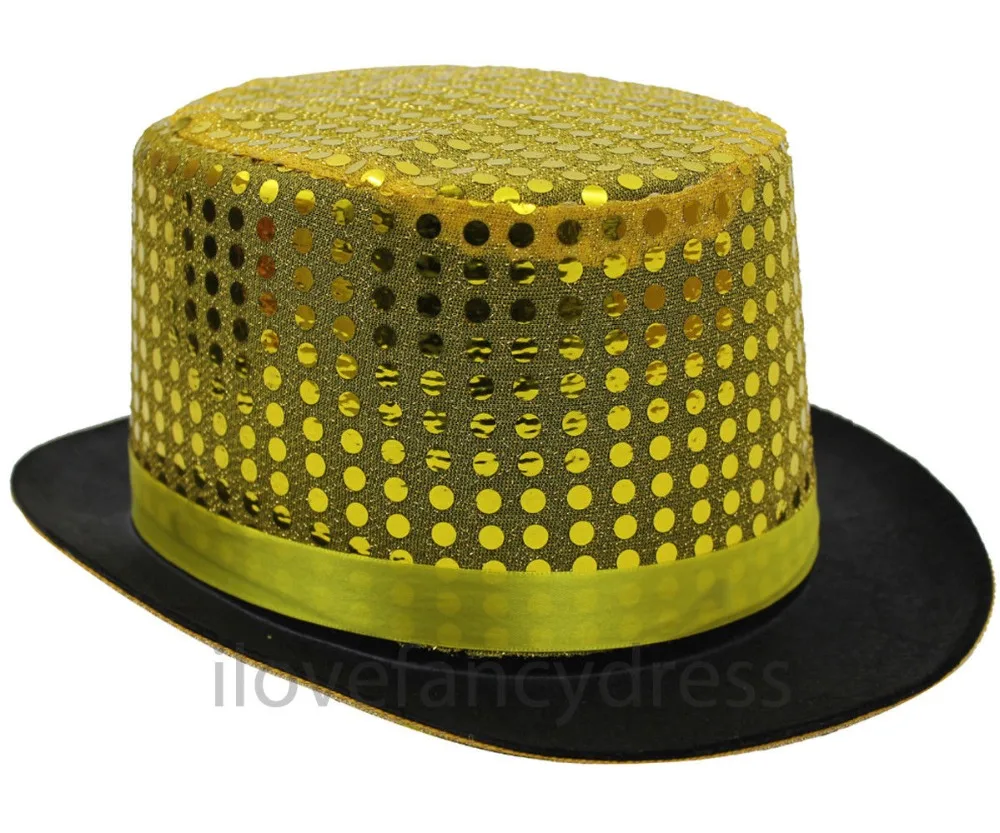 Шляпа с блестками для взрослых нарядное платье волшебника мужчин и женщин