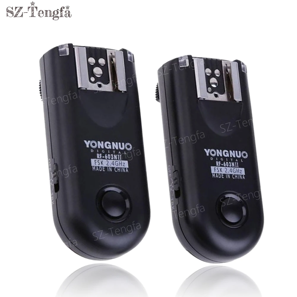 Беспроводной триггер вспышки Yongnuo RF-603 II N1 для D810 D800 D700 D4 D300S D3X | Электроника