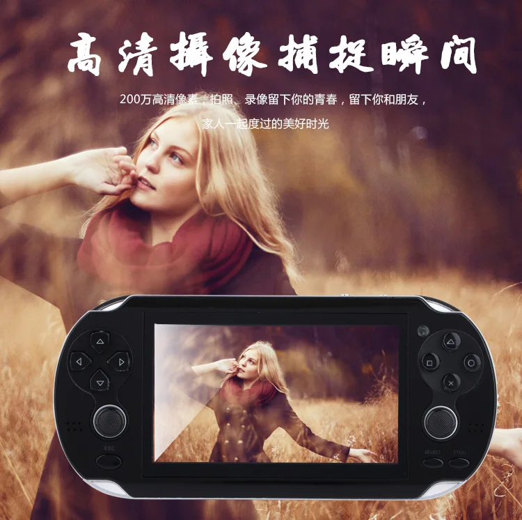 CoolbabyHandheld игровая консоль 4,3 дюймовый экран двойной рокер 4G/8G памяти ностальгические классические видеоигры для psp ручной C