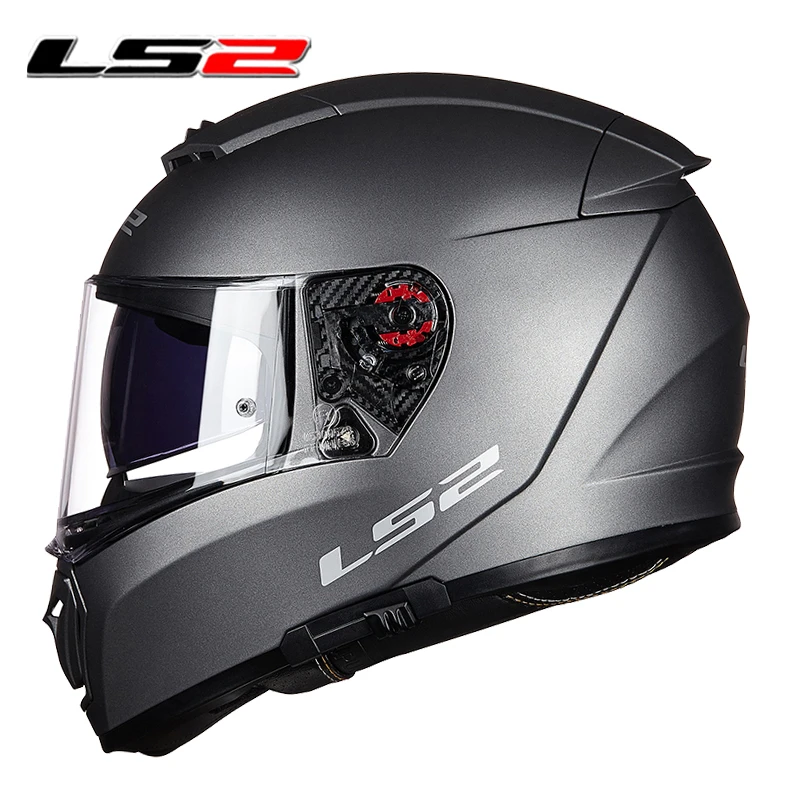 LS2 FF390 выключатель Сплит мото rcycle шлемы с внутренним солнцезащитным щитом хром полный лицо гоночный мото rbike шлемы DOT moto шлемы