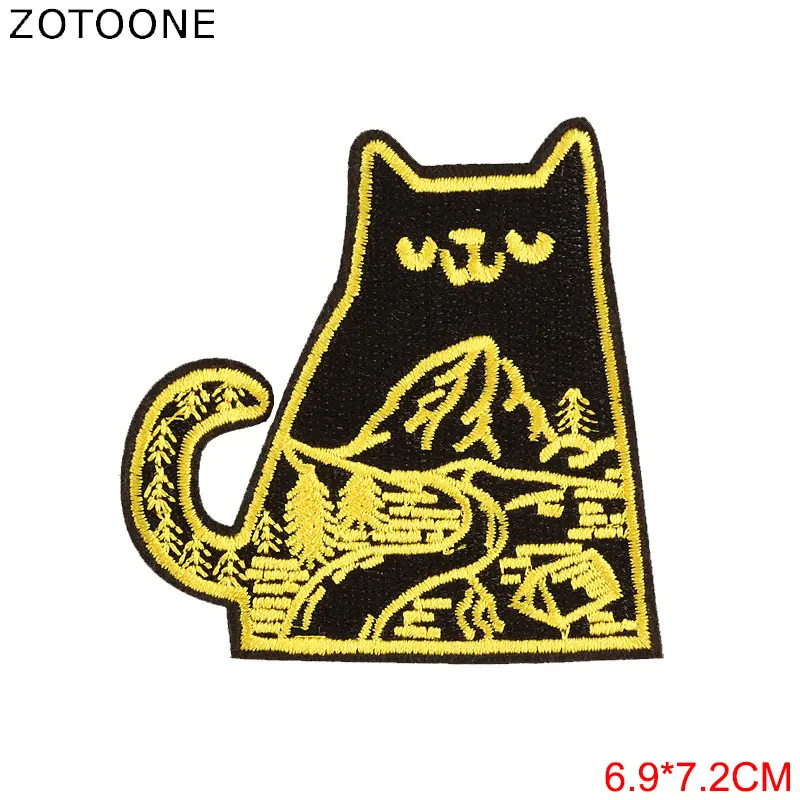 ZOTOONE южная сторона змея Волк тигр железные нашивки на одежду наклейки вышивка DIY Мультфильм пришить патчи фетровые аппликации D - Цвет: 1