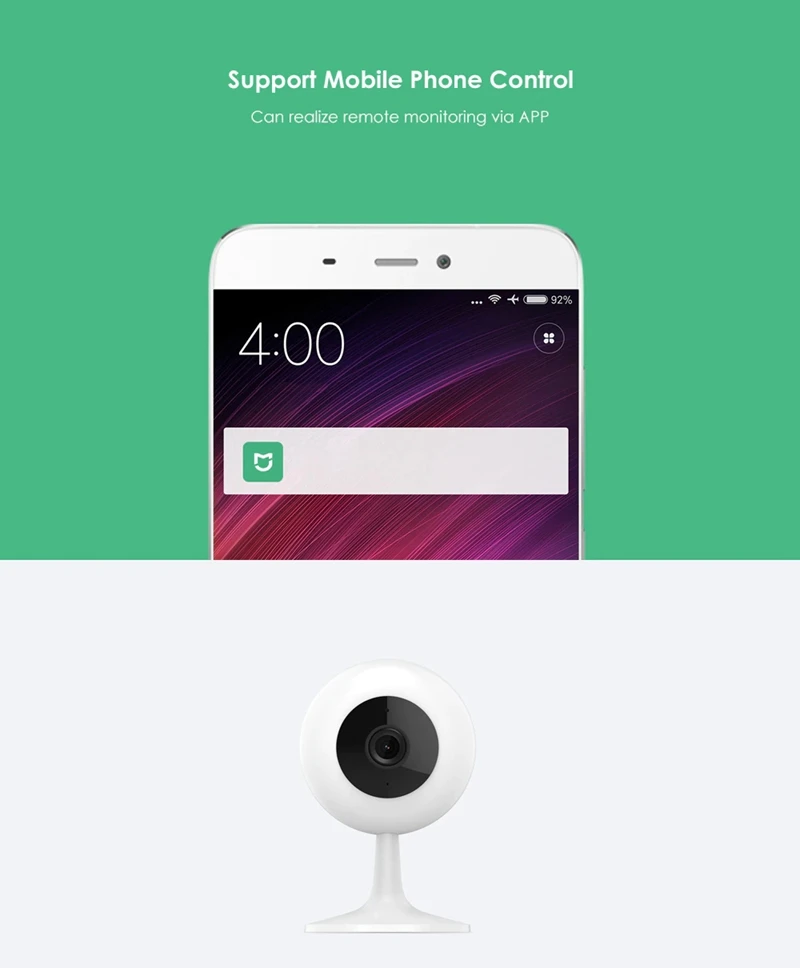 Xiaomi Mijia Xiaobai смарт камера популярная версия 720 P/1080 P HD беспроводная Wifi инфракрасная