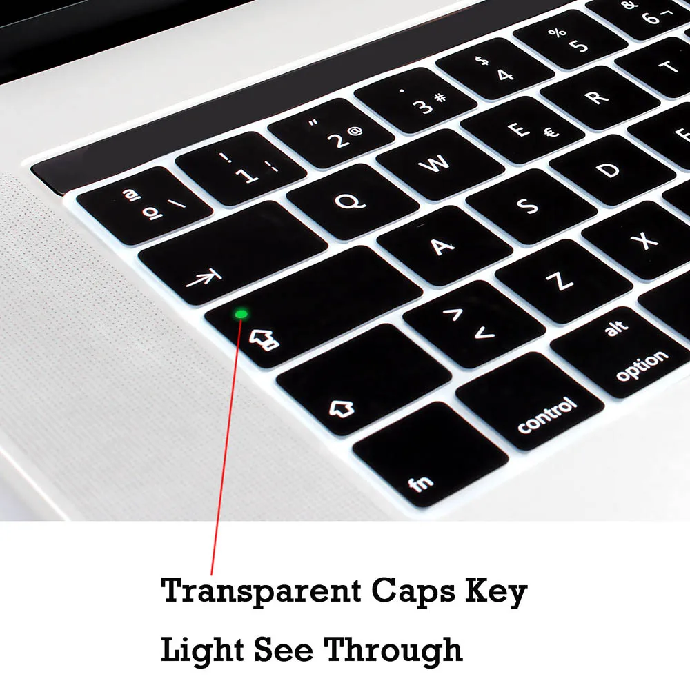 Мягкий силиконовый чехол для клавиатуры EU Enter нового Macbook Pro 13 дюймовая 15 модель с