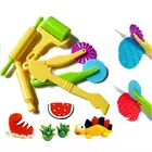 Цветные модели для игры в тесто, игрушки, Креативные 3D инструменты для пластилина, Набор пластилина, глиняные формы, роскошный набор, игрушки для дошкольного образования