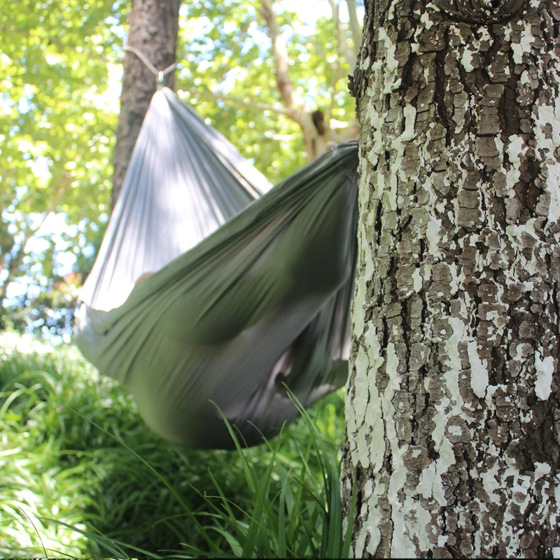 Гамак для кемпинга одиночный двойной гамаки снаряжение выживания на открытом