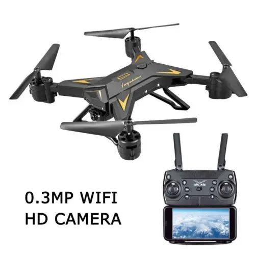 Складной 6 осевой Радиоуправляемый квадрокоптер WIFI FPV HD камера Дрон 2 4G 4CH RC