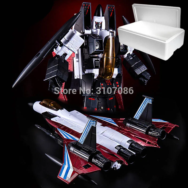 MP11-NR(No Boxes) Трансформация G1 MP11 MP-11 STC Ramjet thandt Thunder Six Brother F15 Air-Craft Fighter сплав негабаритных фигурка Робот Игрушки - Цвет: MP11-NR(No Boxes)