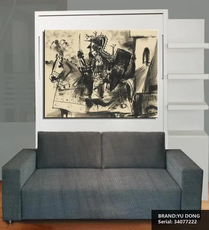 Пикассо Портрет Абстрактная Живопись маслом Рисование искусство Спрей Без Рамы