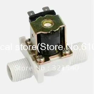 1/2 &quotBSPP 2Way нейлон Пластик самотеком Солнечной Электромагнитный клапан 220VAC