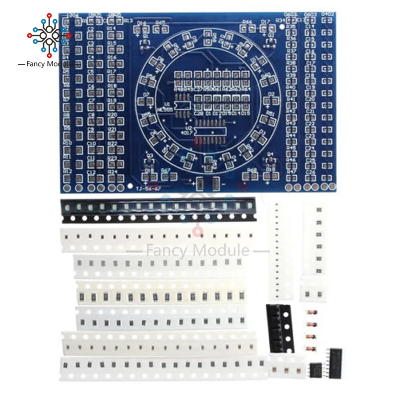 1 комплект SMD вращающиеся мигасветодиодный светодиодные компоненты паяльная
