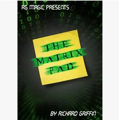 Matrix Pad (DVD + Gimmicks) от Richard G-Волшебные трюки иллюзии сценическая магия крупным планом