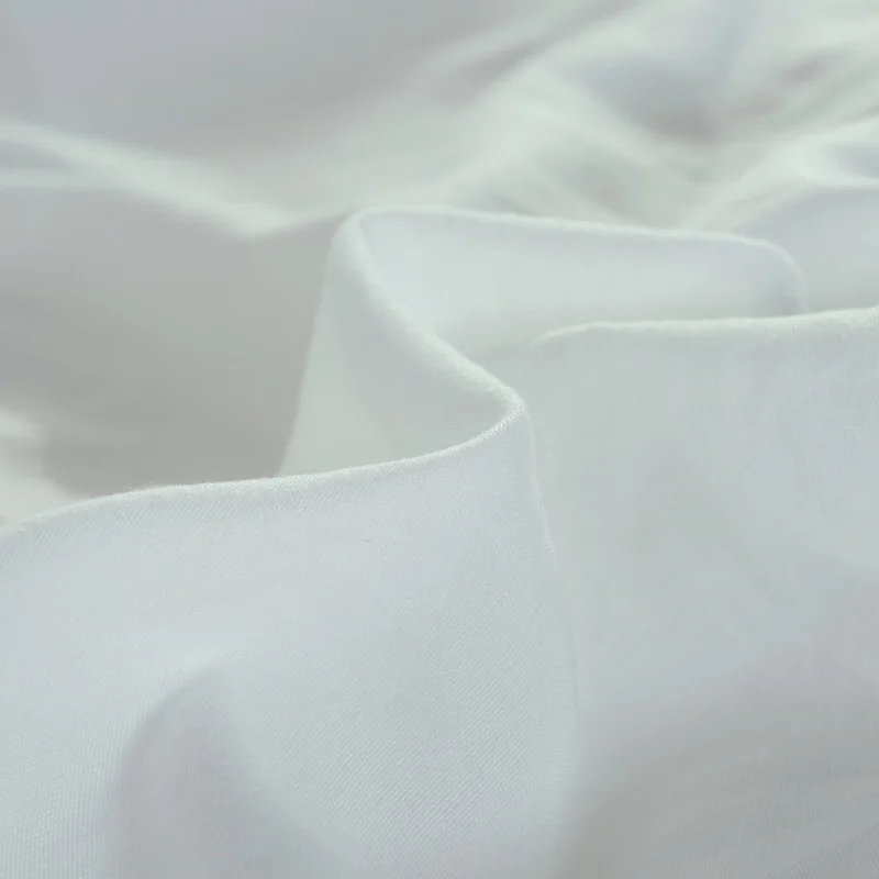 Комплект постельного белья из мягкого промытого хлопка белое постельное белье