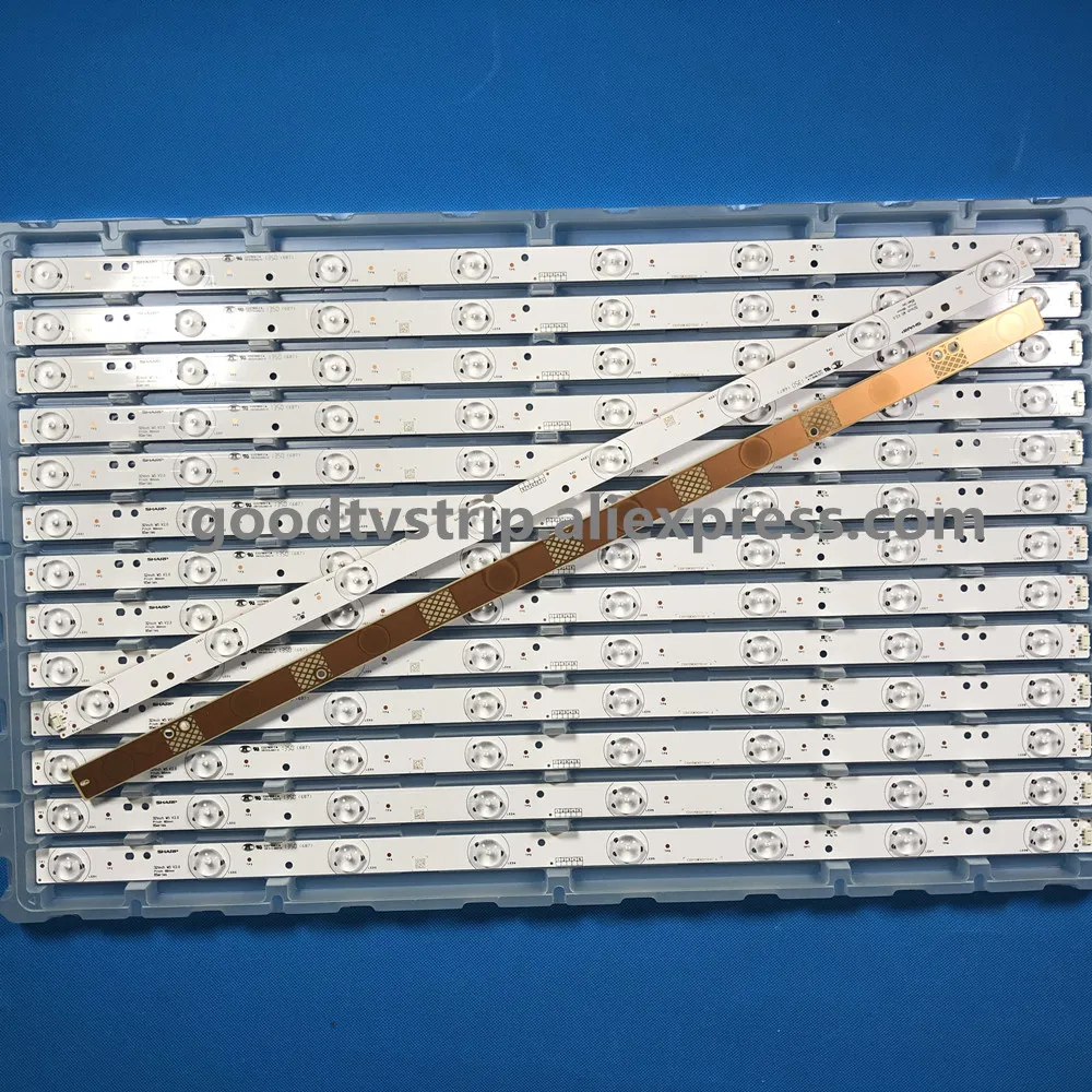 1 Набор = 8 светодиодный к светодиодных лент для подсветки телевизора Сиба 39