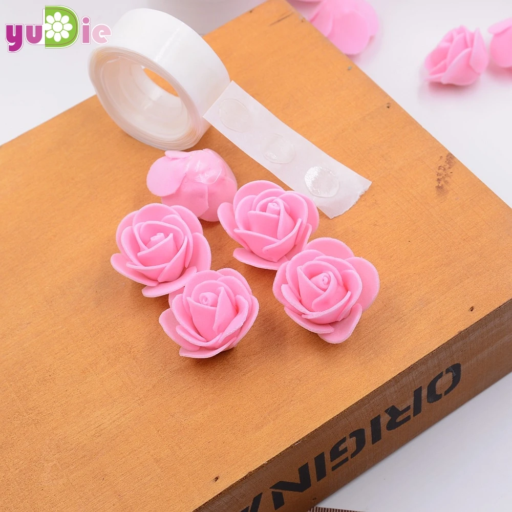 30 шт./пакет можно смешать цвета мини ПЭ пенопластовая Роза искусственные цветы