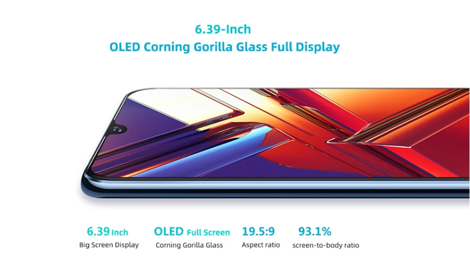 Мобильный телефон lenovo Z6, 6 ГБ, 128 ГБ, Восьмиядерный процессор Snapdragon 730, трехъядерный, задняя камера, 6,39 дюймов, 19,5: 9, дроп воды, 4000 мАч, смартфон