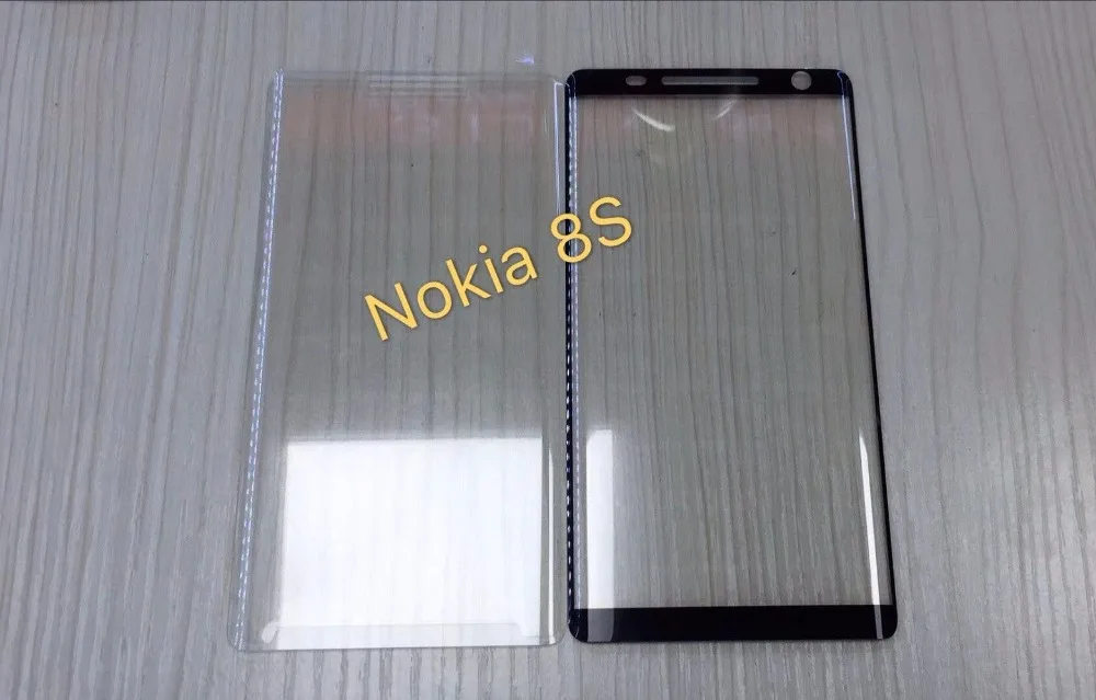 3D изогнутое Круглое закаленное стекло для Nokia 8 sirocco стеклянная пленка полное