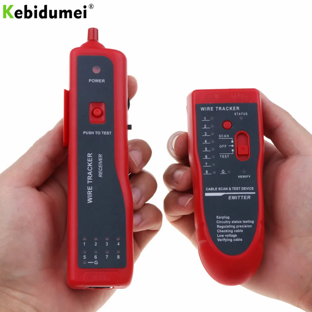 Тестер Kebidumei профессиональный генератор для телефонных телефонов Сеть RJ45 RJ11